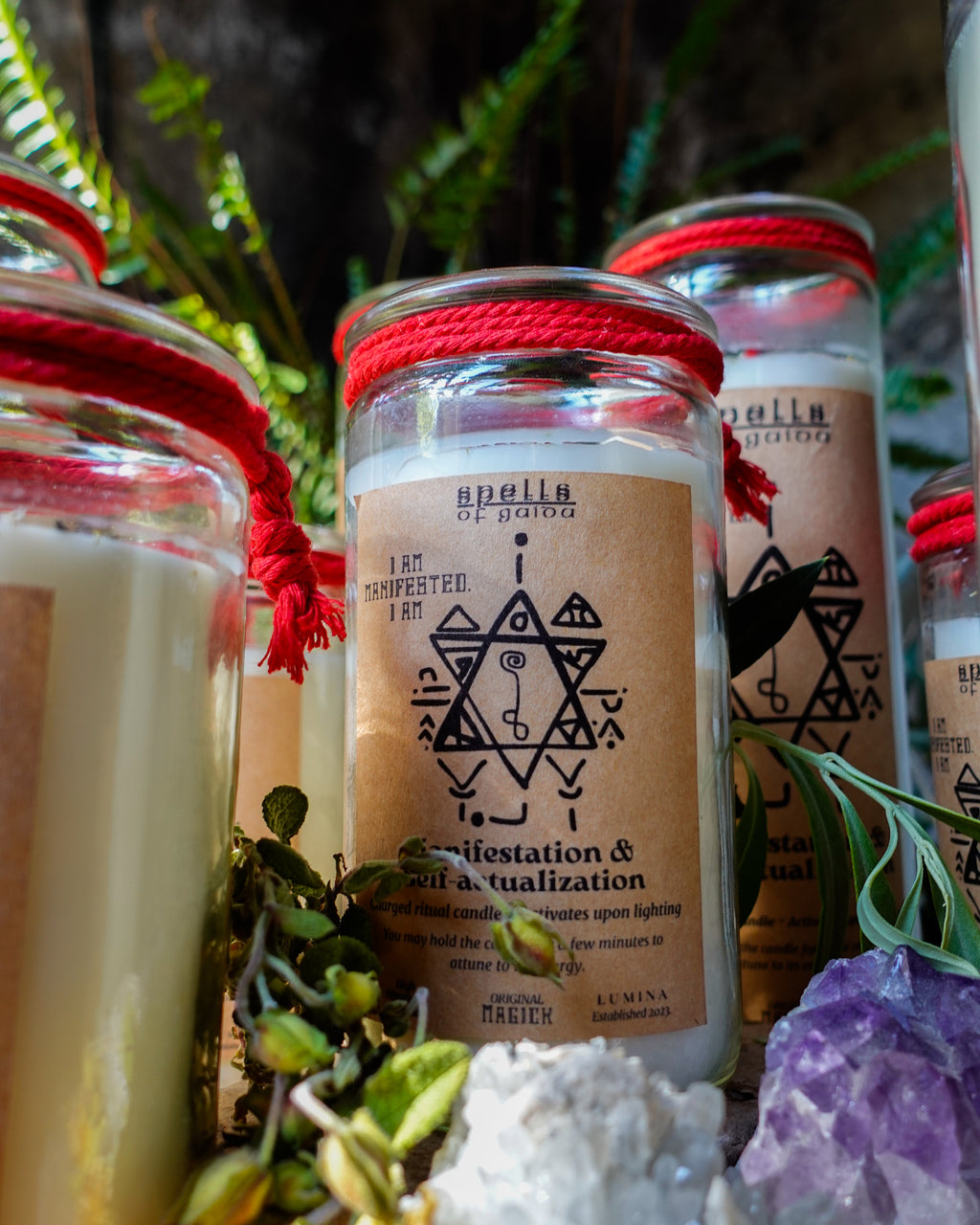 Svijeća I AM MANIFESTED Ritual za Manifestaciju